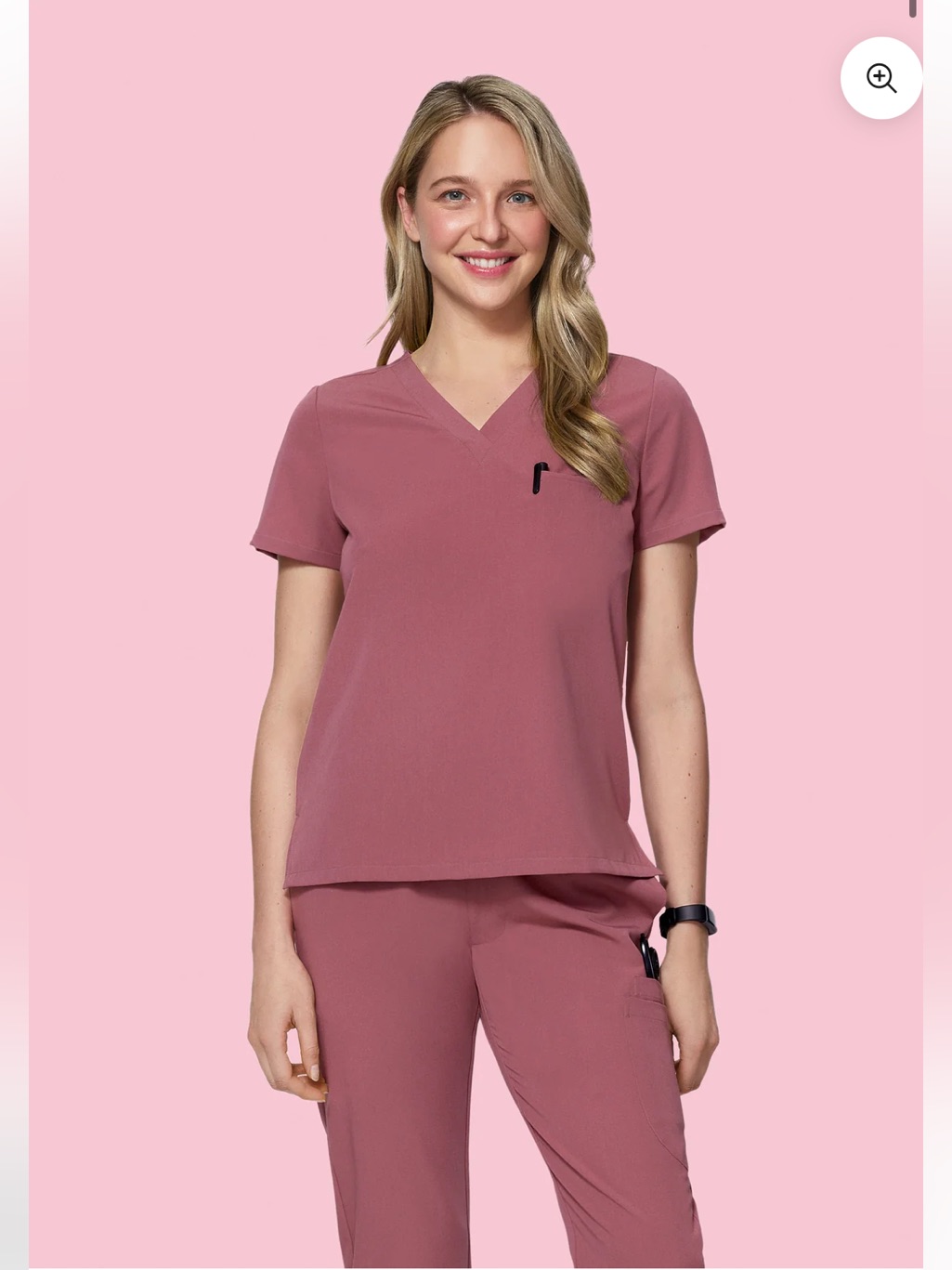 Mandala Mauve Scrub Set — image 5 of 6